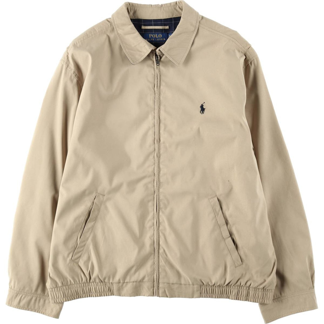 Ralph Lauren POLO RALPH LAUREN Swing Top Sports Jacket Men's XL polyester Beige type Vintage Second Hand
