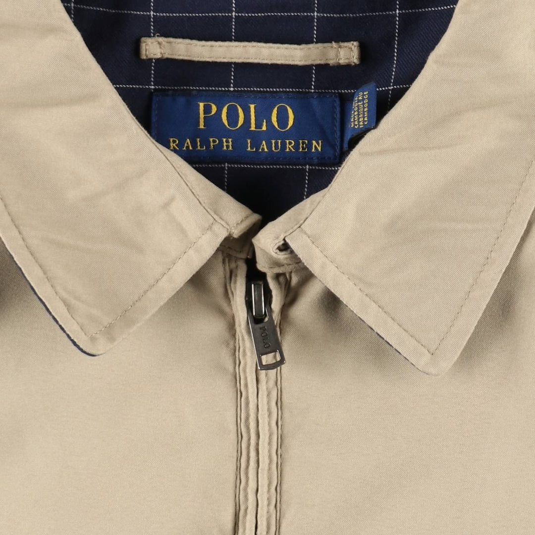 Ralph Lauren POLO RALPH LAUREN Swing Top Sports Jacket Men's XL polyester Beige type Vintage Second Hand