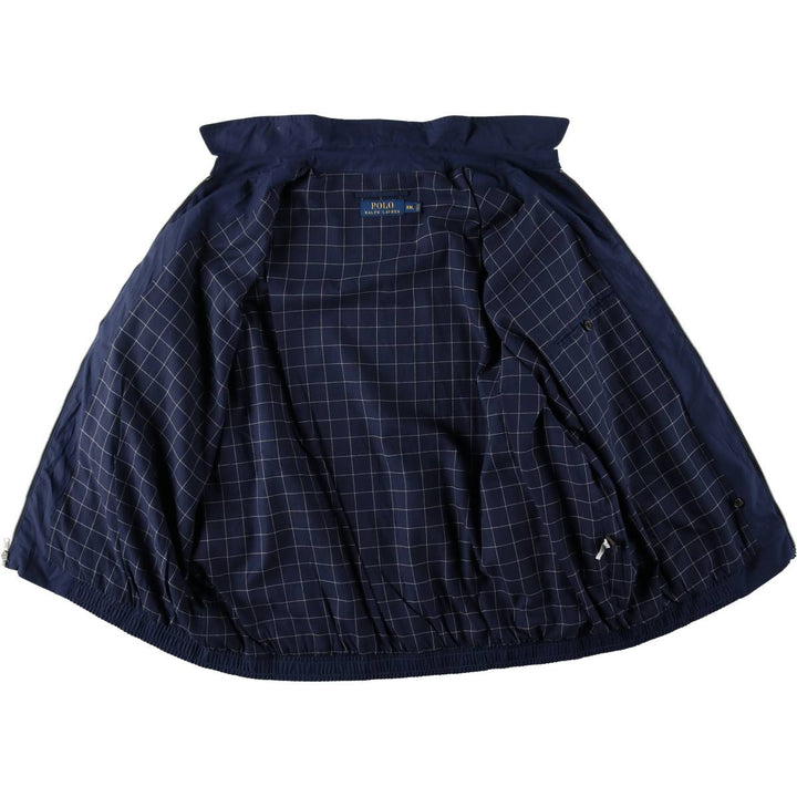 Ralph Lauren POLO RALPH LAUREN Swing Top Sports Jacket Men's XXL polyester Navy blue Vintage Second Hand