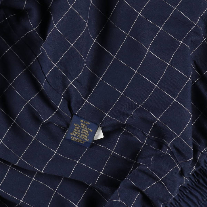 Ralph Lauren POLO RALPH LAUREN Swing Top Sports Jacket Men's XXL polyester Navy blue Vintage Second Hand