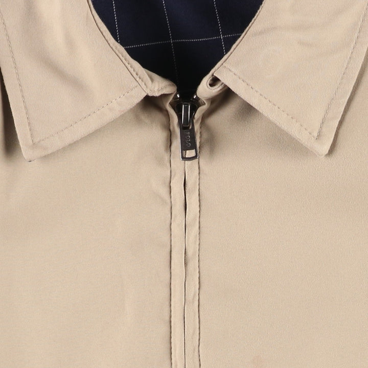 Ralph Lauren POLO by Ralph Lauren Swing Top Sports Jacket Men's L size polyester Beige type Vintage Second Hand