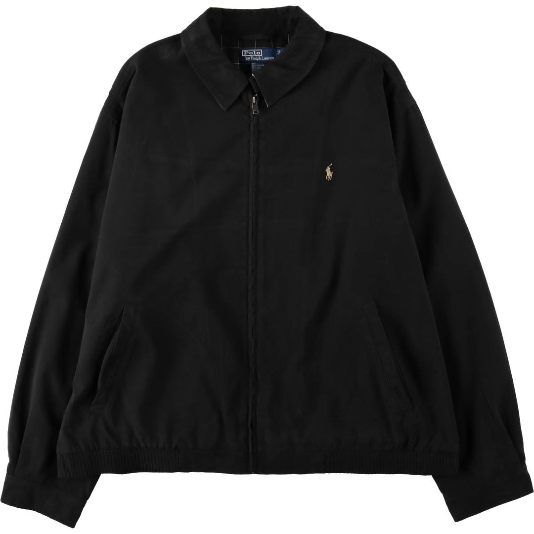 Ralph Lauren POLO by Ralph Lauren Swing Top Sports Jacket Men's XL polyester black type Vintage Second Hand