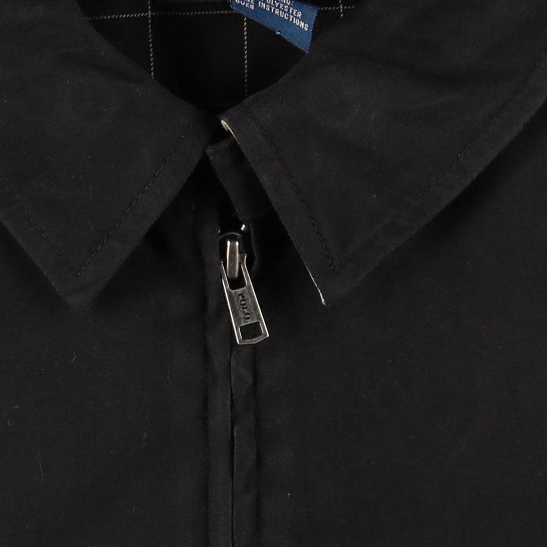 Ralph Lauren POLO by Ralph Lauren Swing Top Sports Jacket Men's XL polyester black type Vintage Second Hand