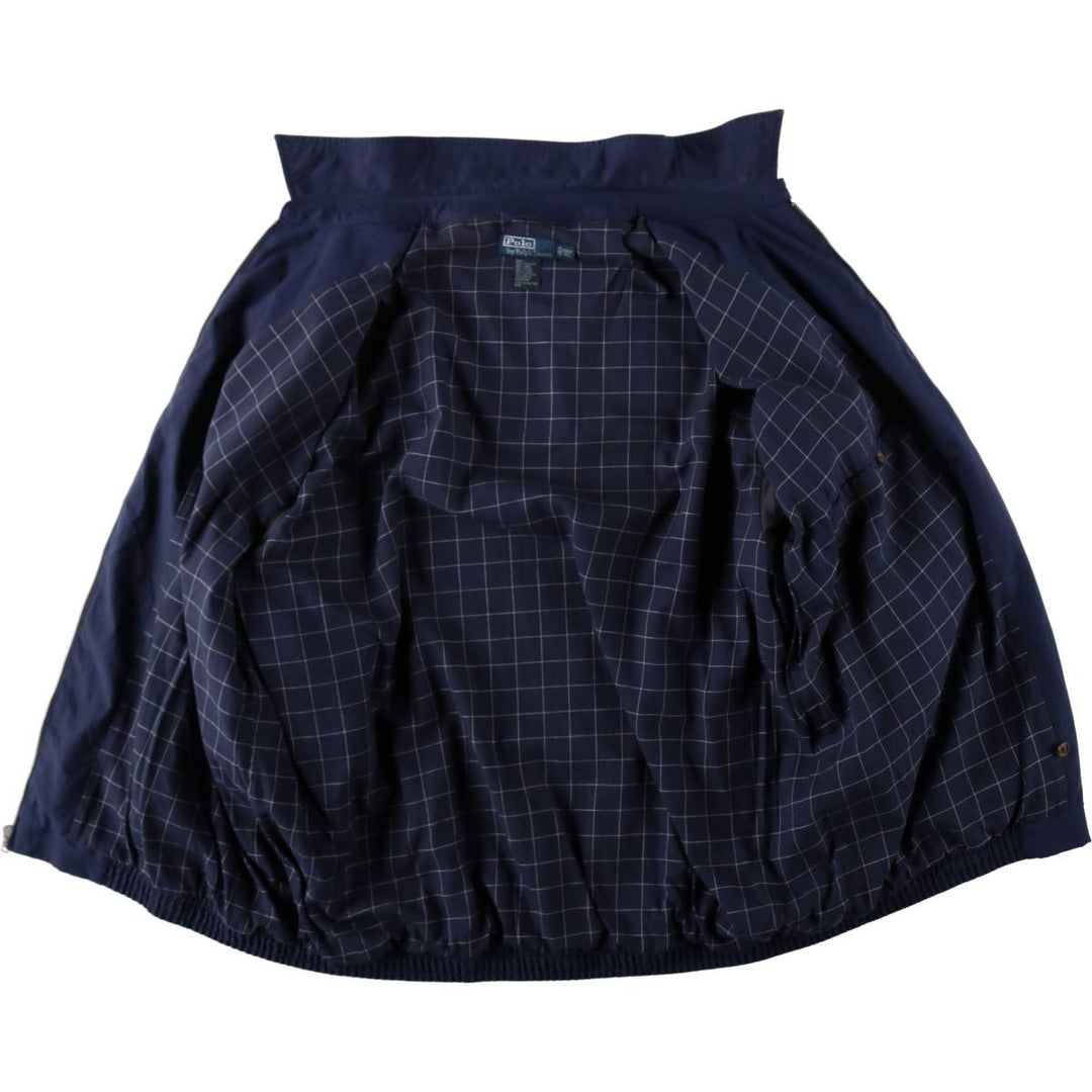 Ralph Lauren POLO by Ralph Lauren Swing Top Sport Jacket, Made in Thailand, Men's XXL equivalent. polyester Navy blue Vintage Second Hand