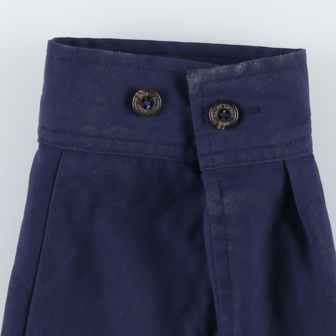 Ralph Lauren POLO by Ralph Lauren Swing Top Sports Jacket Men's XL polyester navy blue type Vintage Second Hand
