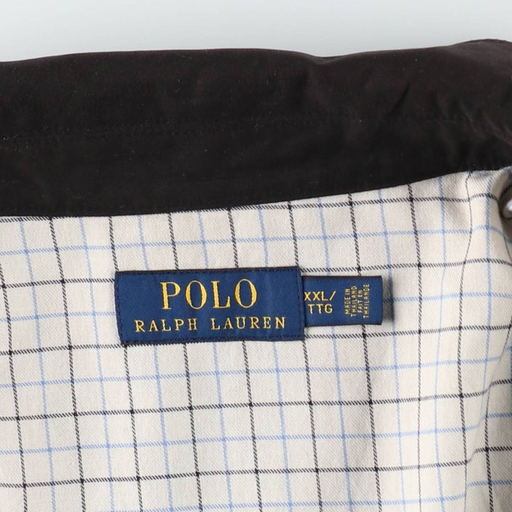 Ralph Lauren POLO RALPH LAUREN Swing Top Sport Jacket, Men's Size XXXL (approx.) polyester black type Vintage Second Hand