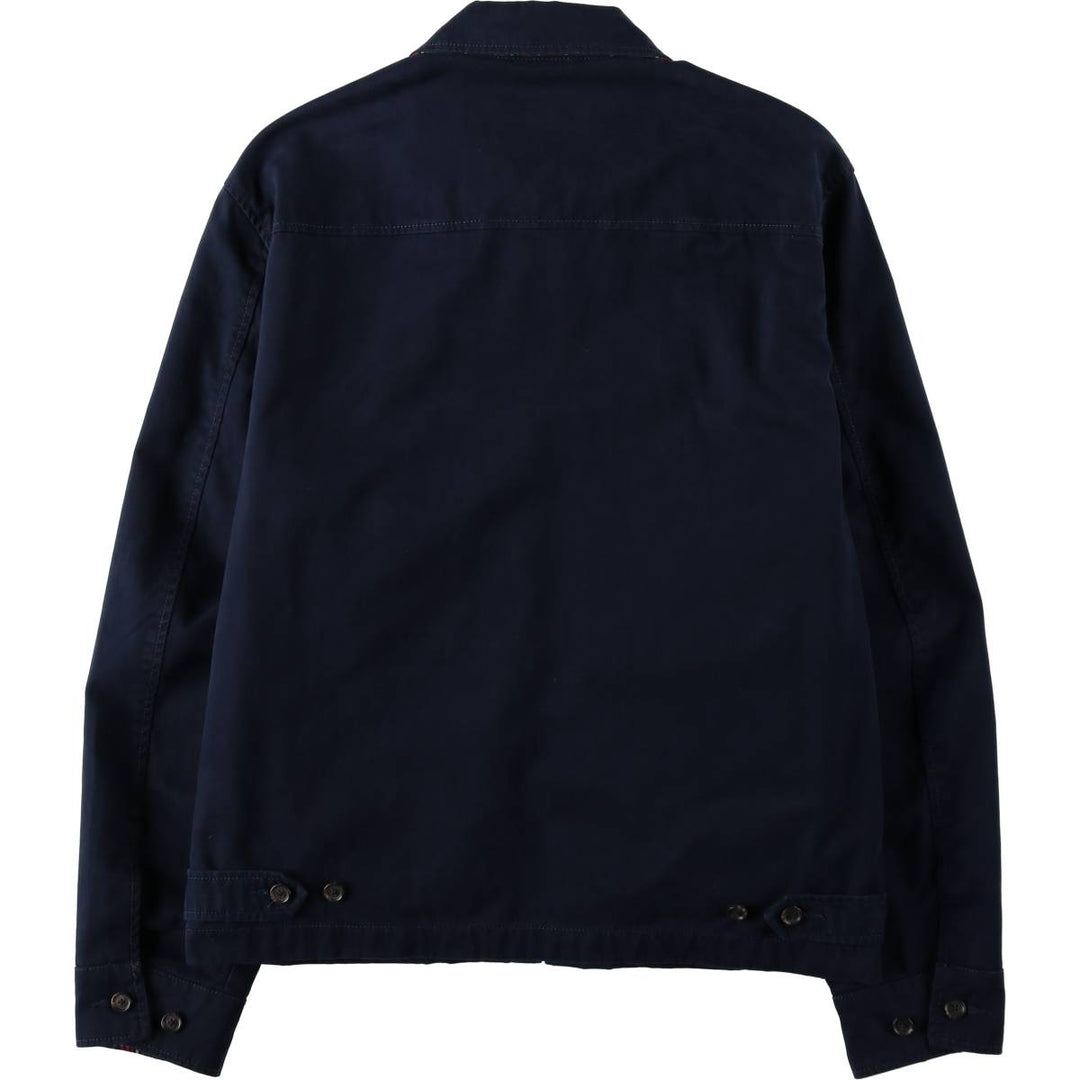 Ralph Lauren POLO RALPH LAUREN Swing Top Sports Jacket Men's M cotton navy blue type Vintage Second Hand