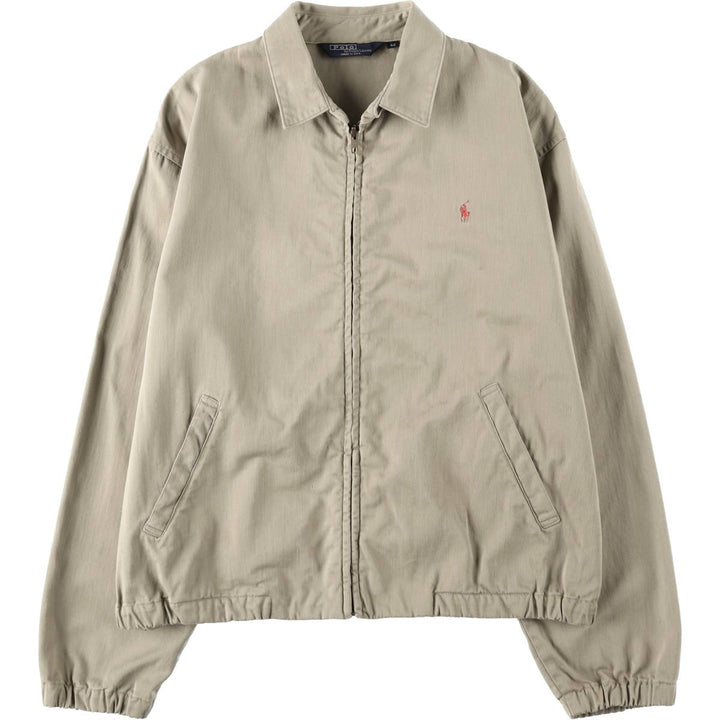 90'S Polo by Ralph Lauren swing top sports jacket, made in the USA, men's size M, vintage unclear Beige type Vintage Second Hand