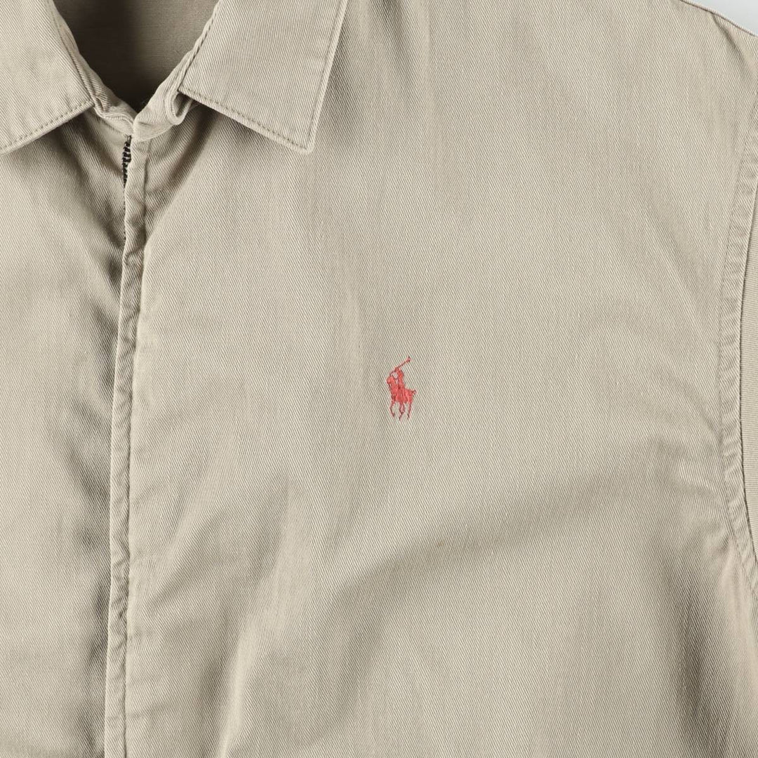 90'S Polo by Ralph Lauren swing top sports jacket, made in the USA, men's size M, vintage unclear Beige type Vintage Second Hand