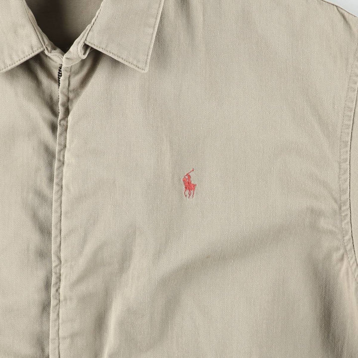 90'S Polo by Ralph Lauren swing top sports jacket, made in the USA, men's size M, vintage unclear Beige type Vintage Second Hand