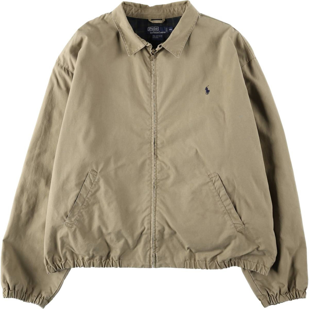 Ralph Lauren POLO by Ralph Lauren Swing Top Sports Jacket Men's XXL cotton Beige type Vintage Second Hand