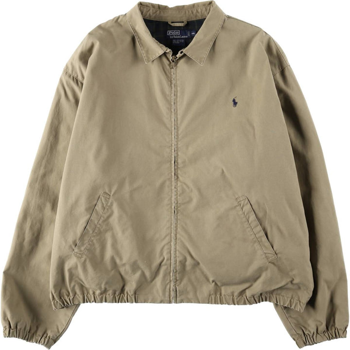 Ralph Lauren POLO by Ralph Lauren Swing Top Sports Jacket Men's XXL cotton Beige type Vintage Second Hand