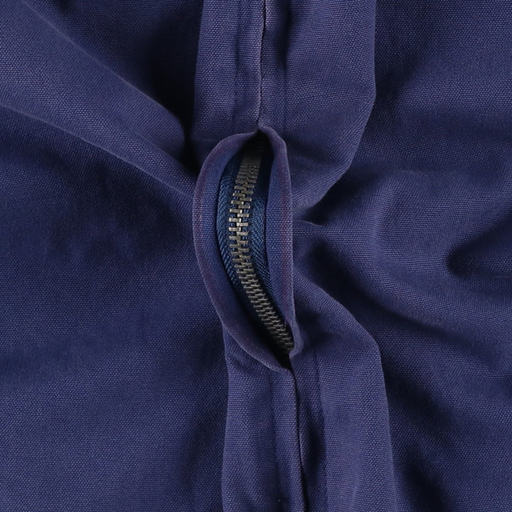 Brooks Brothers Est.1818 Check Pattern Reversible Harrington Jacket Swing Top (Men's Size L equivalent) cotton navy blue type Vintage Second Hand