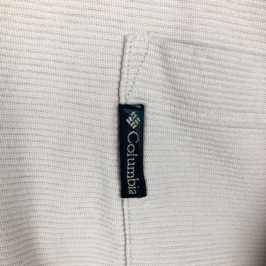 90s-00'S Columbia Striped Pattern Short-Sleeve Open-Collar Shirt, Men's Size L (Equivalent), Vintage cotton Beige type Vintage Second Hand