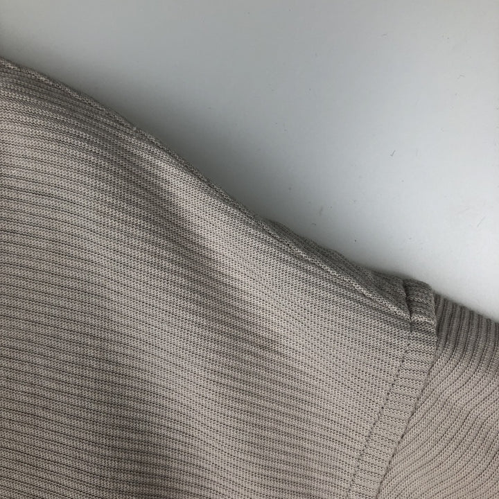90s-00'S Columbia Striped Pattern Short-Sleeve Open-Collar Shirt, Men's Size L (Equivalent), Vintage cotton Beige type Vintage Second Hand