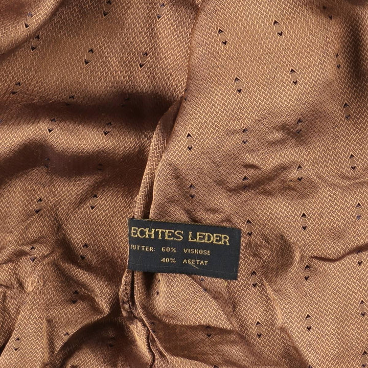 CLASSIC Suede Leather Blouson, Men's Size L (approx.) Genuine Leather Suede Leather brown type Vintage Second Hand