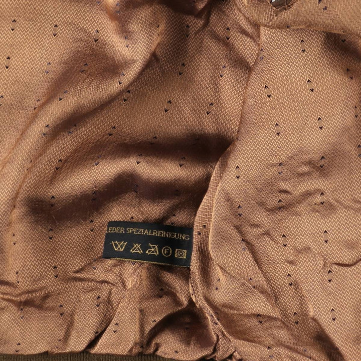 CLASSIC Suede Leather Blouson, Men's Size L (approx.) Genuine Leather Suede Leather brown type Vintage Second Hand