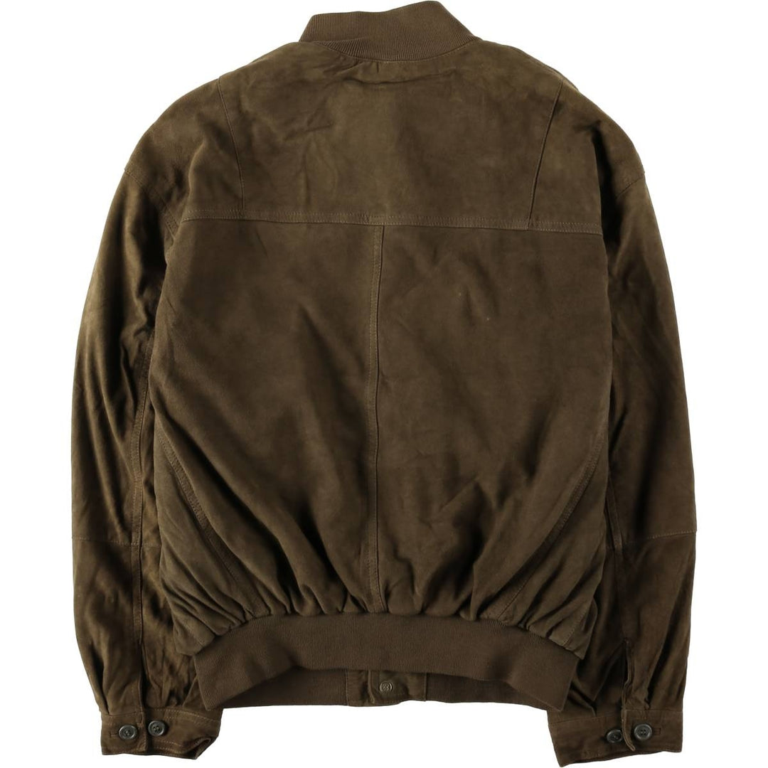 M.Flues Valstar Jacket Suede Leather Blouson Men's Size M (approx.) Genuine Leather Suede Leather brown type Vintage Second Hand