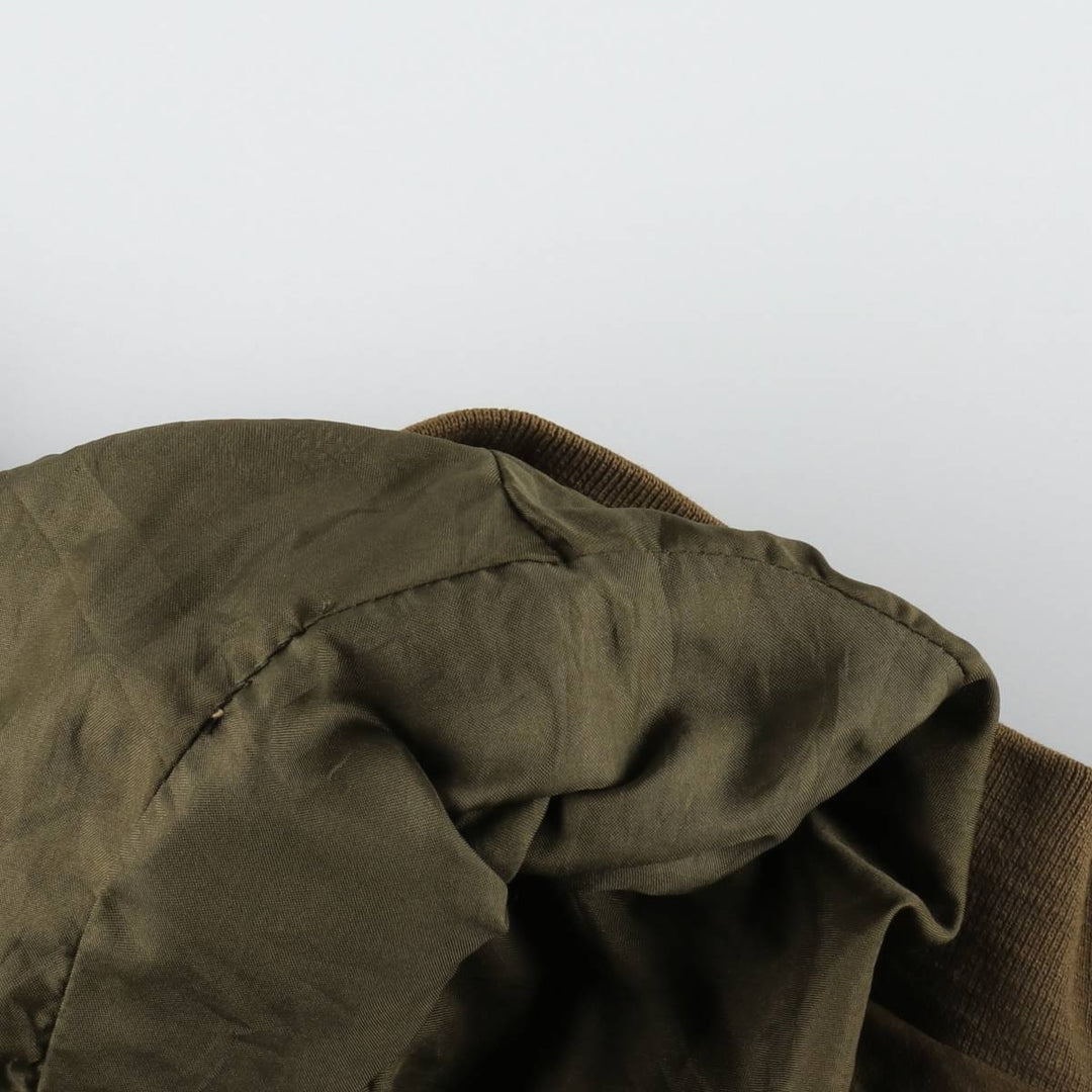 M.Flues Valstar Jacket Suede Leather Blouson Men's Size M (approx.) Genuine Leather Suede Leather brown type Vintage Second Hand