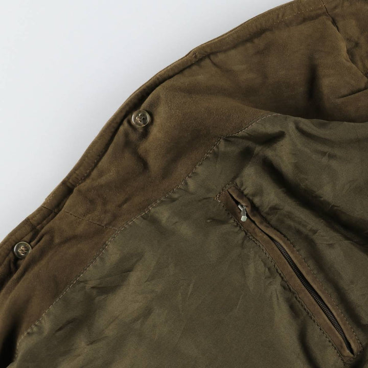 M.Flues Valstar Jacket Suede Leather Blouson Men's Size M (approx.) Genuine Leather Suede Leather brown type Vintage Second Hand