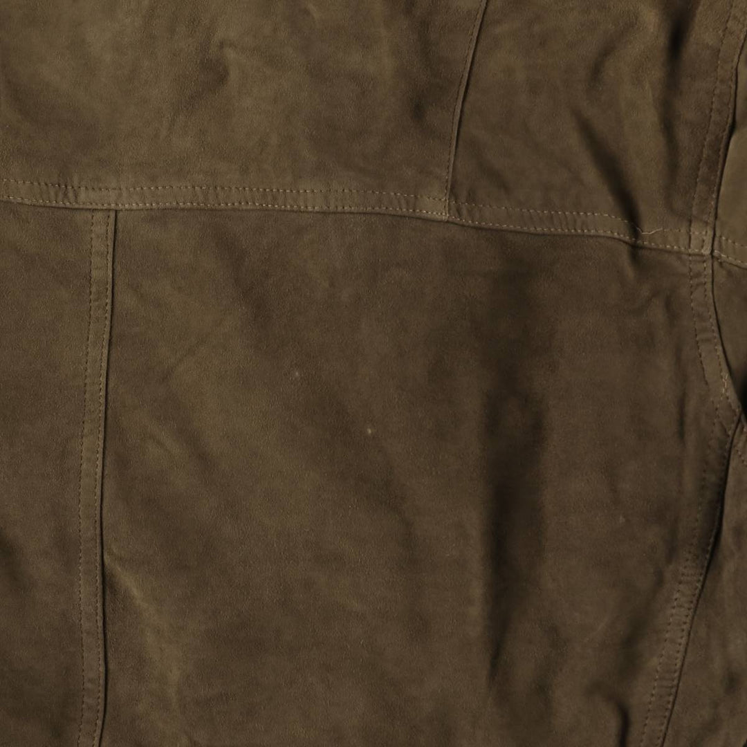 M.Flues Valstar Jacket Suede Leather Blouson Men's Size M (approx.) Genuine Leather Suede Leather brown type Vintage Second Hand