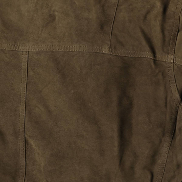 M.Flues Valstar Jacket Suede Leather Blouson Men's Size M (approx.) Genuine Leather Suede Leather brown type Vintage Second Hand
