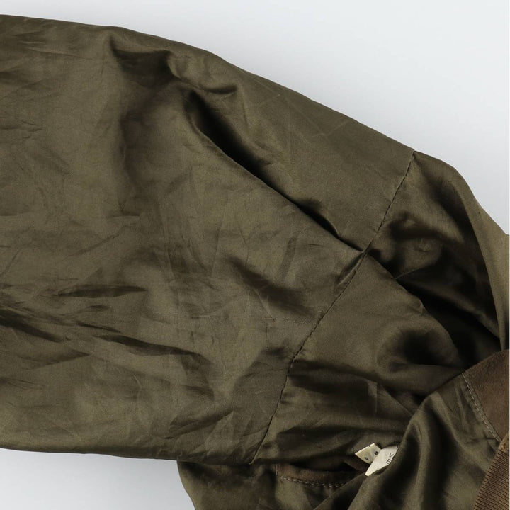 M.Flues Valstar Jacket Suede Leather Blouson Men's Size M (approx.) Genuine Leather Suede Leather brown type Vintage Second Hand