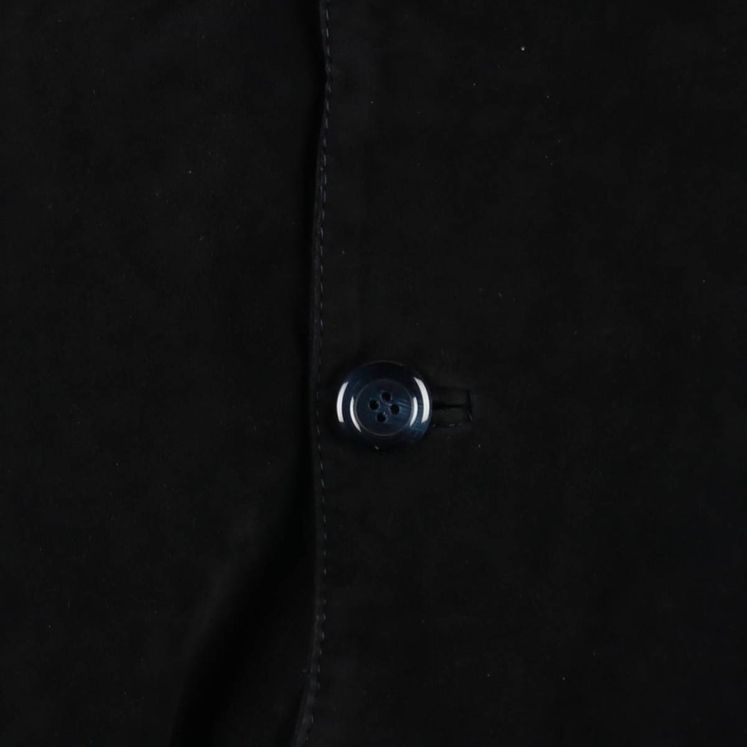 ERREPI Valstar Jacket Suede Leather Blouson Men's Size M (approx.) unclear navy blue type Vintage Second Hand