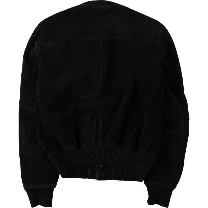 Valstar Jacket Suede Leather Blouson Men's Size M (approx.) unclear black type Vintage Second Hand