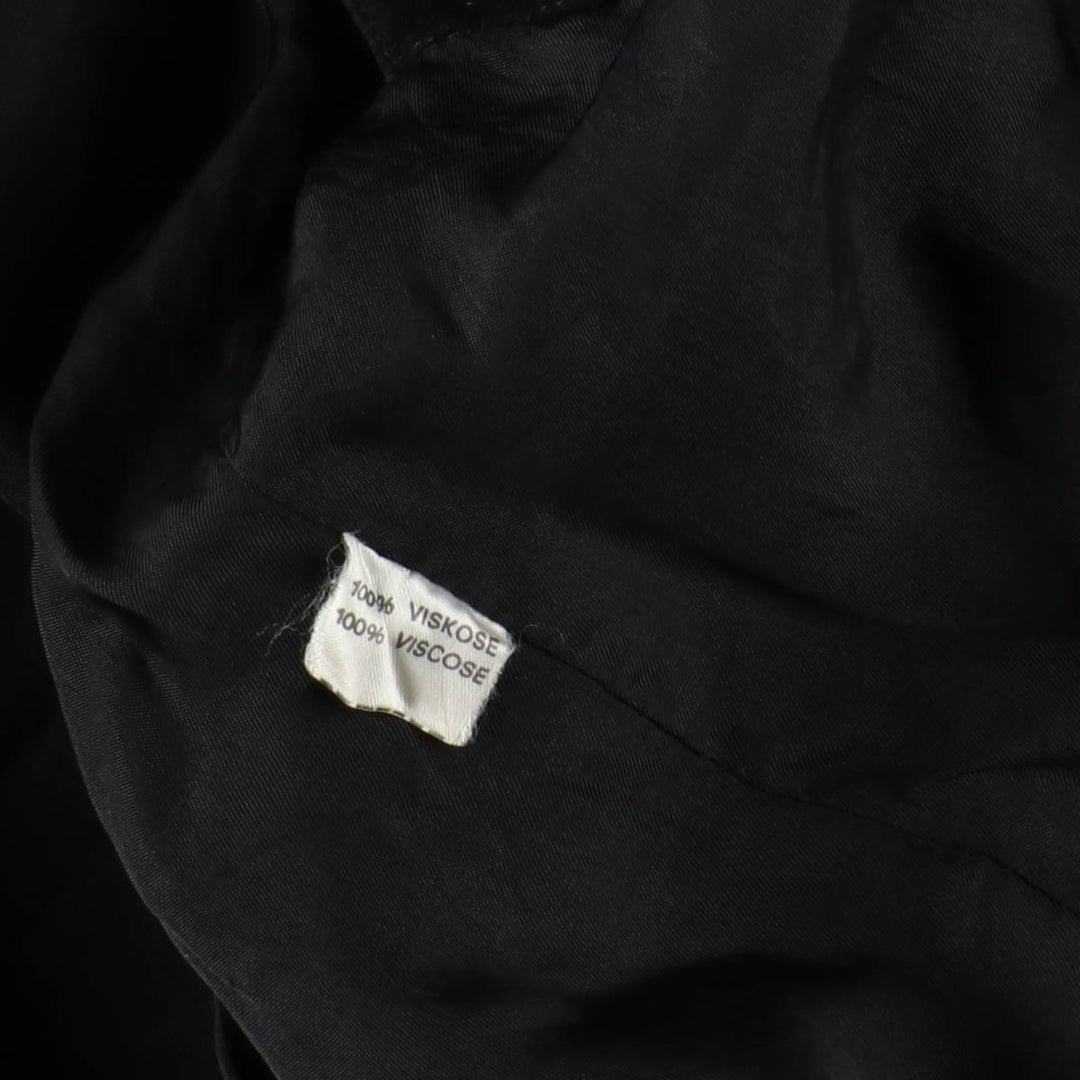 Valstar Jacket Suede Leather Blouson Men's Size M (approx.) unclear black type Vintage Second Hand