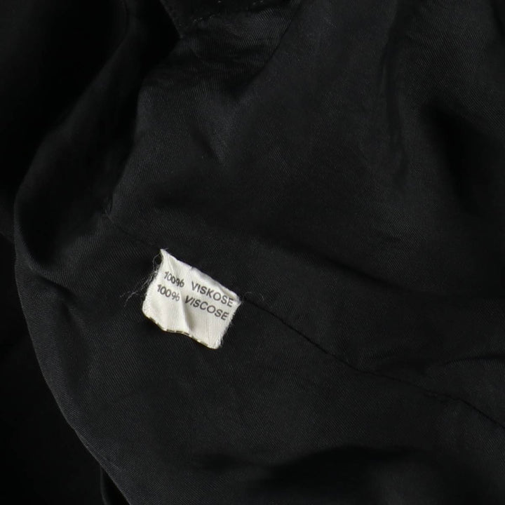 Valstar Jacket Suede Leather Blouson Men's Size M (approx.) unclear black type Vintage Second Hand