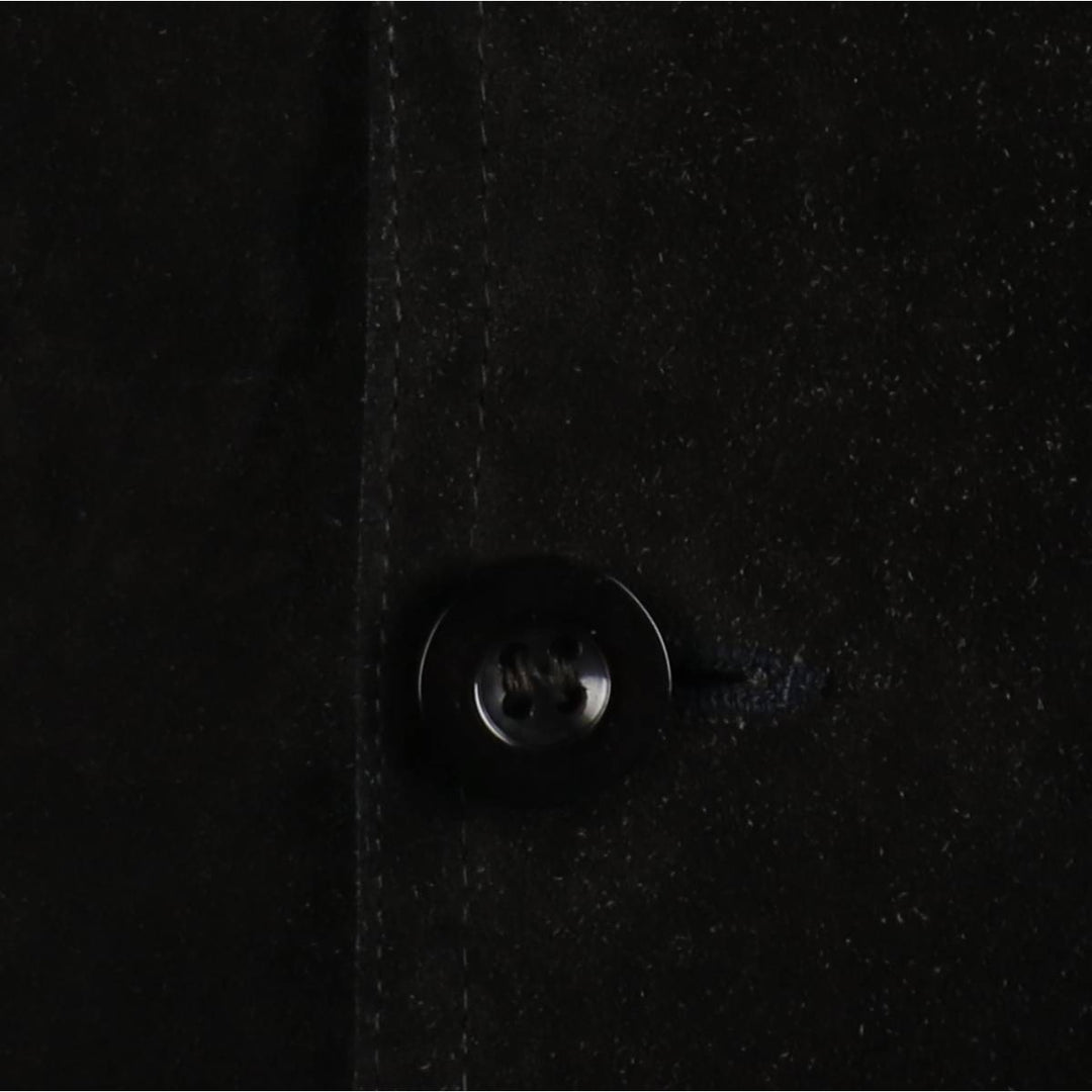 Valstar Jacket Suede Leather Blouson Men's Size M (approx.) unclear black type Vintage Second Hand