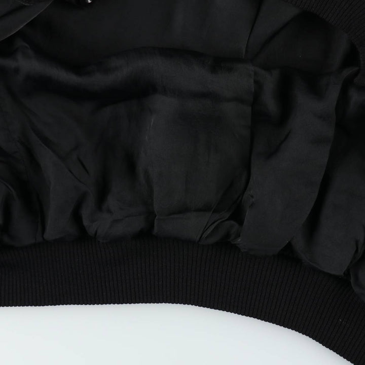 Valstar Jacket Suede Leather Blouson Men's Size M (approx.) unclear black type Vintage Second Hand