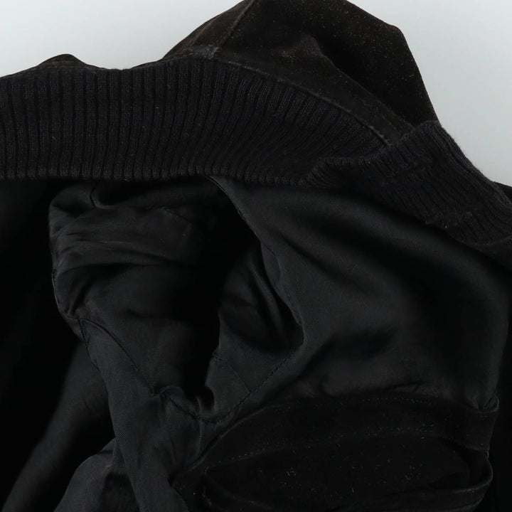 Valstar Jacket Suede Leather Blouson Men's Size M (approx.) unclear black type Vintage Second Hand