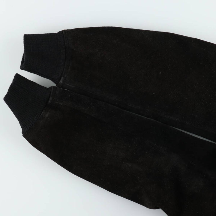 Valstar Jacket Suede Leather Blouson Men's Size M (approx.) unclear black type Vintage Second Hand