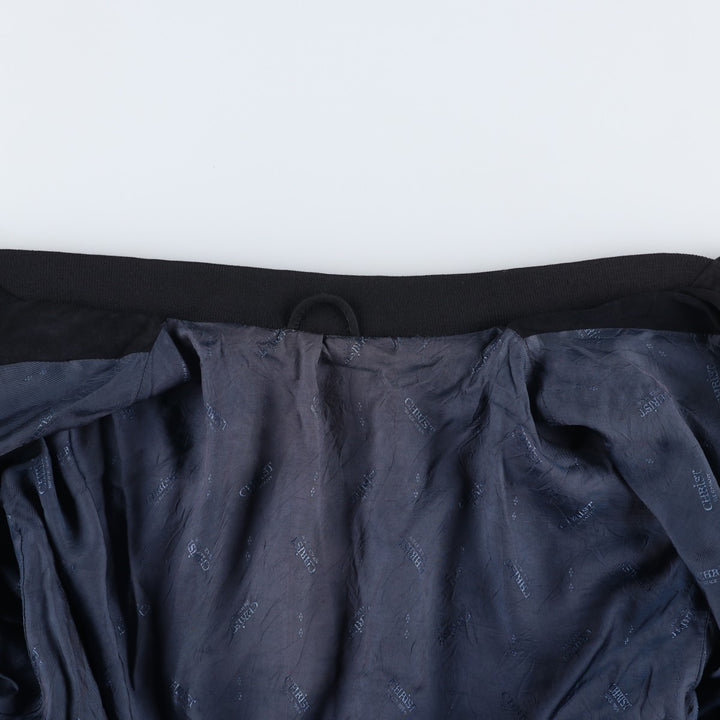 CHRIST Valstar Jacket Suede Leather Blouson Men's Size L (approx.) unclear navy blue type Vintage Second Hand