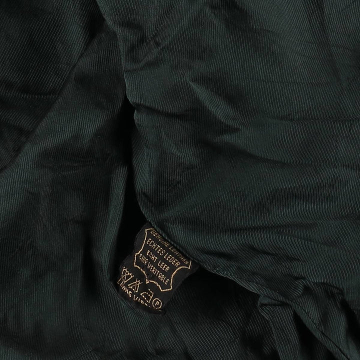 Suede leather blouson, men's size XL Genuine Leather Suede Leather black type Vintage Second Hand