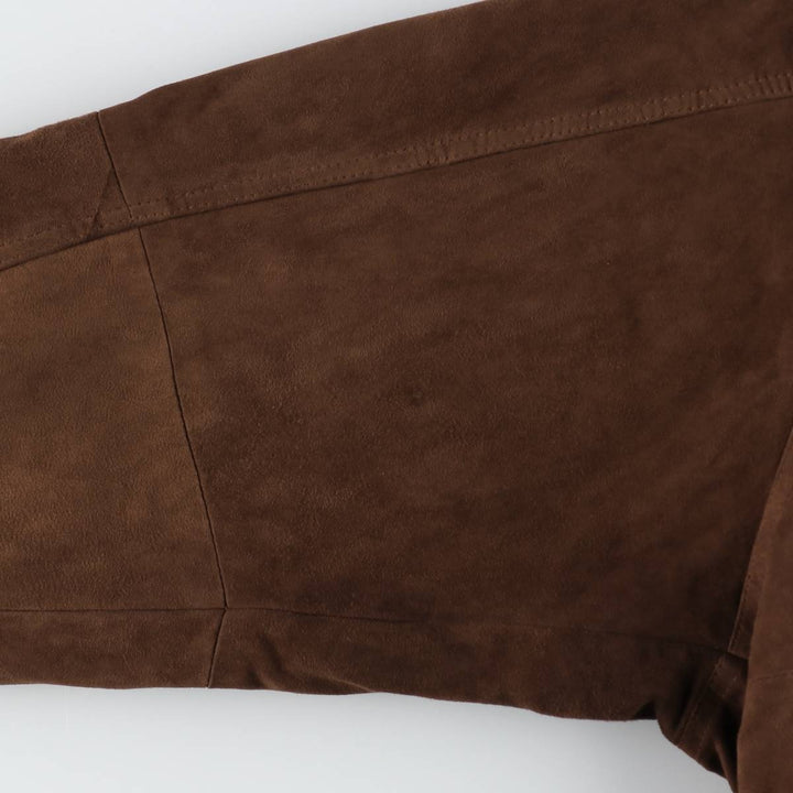 CABLE CAR CLOTHIERS Suede Leather Blouson, Men's Size XL (approx.) genuine leather brown type Vintage Second Hand