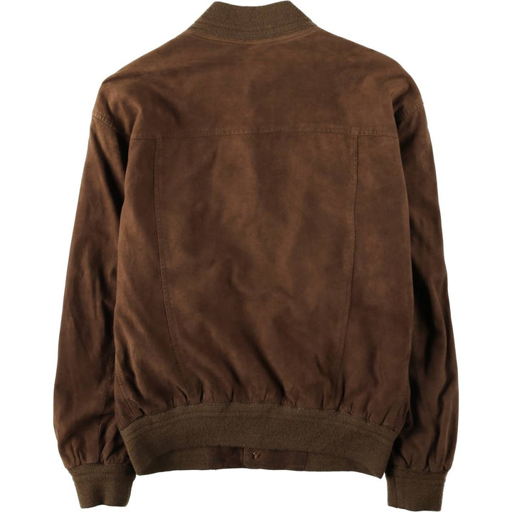 Valstar Jacket Suede Leather Blouson Men's Size M (approx.) Genuine Leather Suede Leather brown type Vintage Second Hand