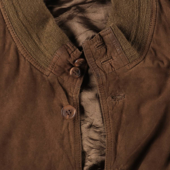 Valstar Jacket Suede Leather Blouson Men's Size M (approx.) Genuine Leather Suede Leather brown type Vintage Second Hand