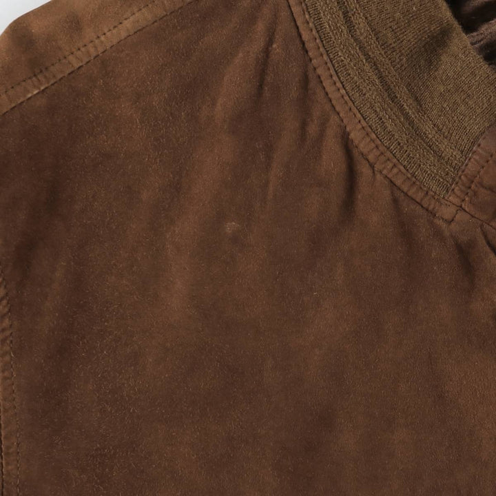 Valstar Jacket Suede Leather Blouson Men's Size M (approx.) Genuine Leather Suede Leather brown type Vintage Second Hand