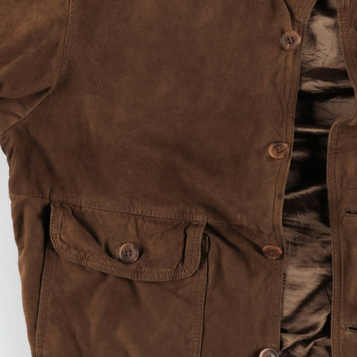 Valstar Jacket Suede Leather Blouson Men's Size M (approx.) Genuine Leather Suede Leather brown type Vintage Second Hand