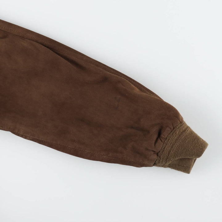 Valstar Jacket Suede Leather Blouson Men's Size M (approx.) Genuine Leather Suede Leather brown type Vintage Second Hand