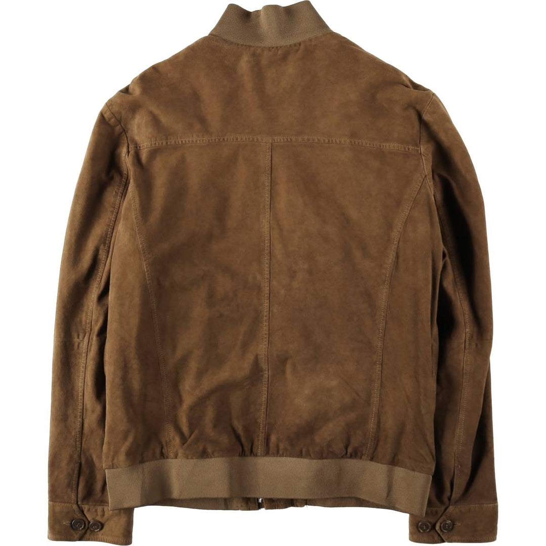 Pedro del Hierro Valstar Jacket Suede Leather Blouson Men's Size L genuine leather Camel type Vintage Second Hand