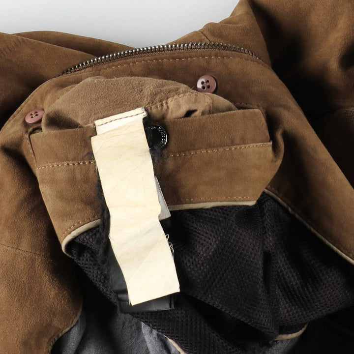 Pedro del Hierro Valstar Jacket Suede Leather Blouson Men's Size L genuine leather Camel type Vintage Second Hand
