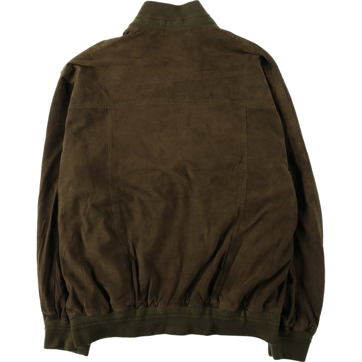 VERA PELLE Valstar Jacket Suede Leather Blouson Men's XL equivalent Genuine Leather Suede Leather brown type Vintage Second Hand