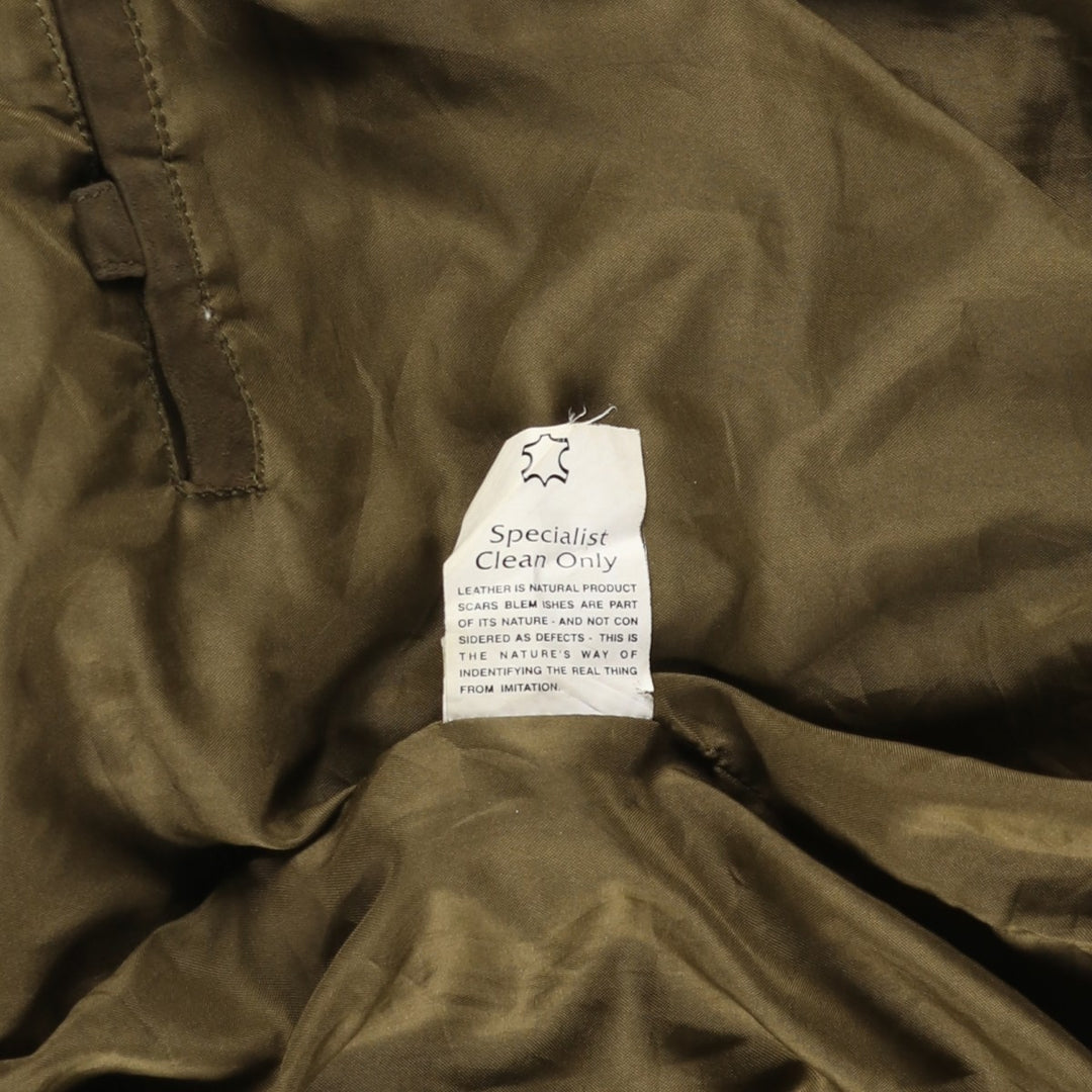 VERA PELLE Valstar Jacket Suede Leather Blouson Men's XL equivalent Genuine Leather Suede Leather brown type Vintage Second Hand