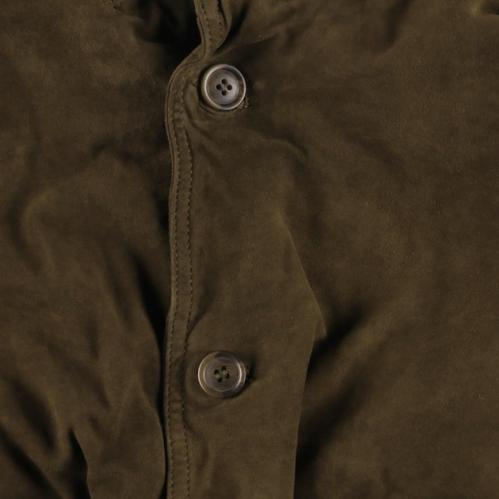 VERA PELLE Valstar Jacket Suede Leather Blouson Men's XL equivalent Genuine Leather Suede Leather brown type Vintage Second Hand