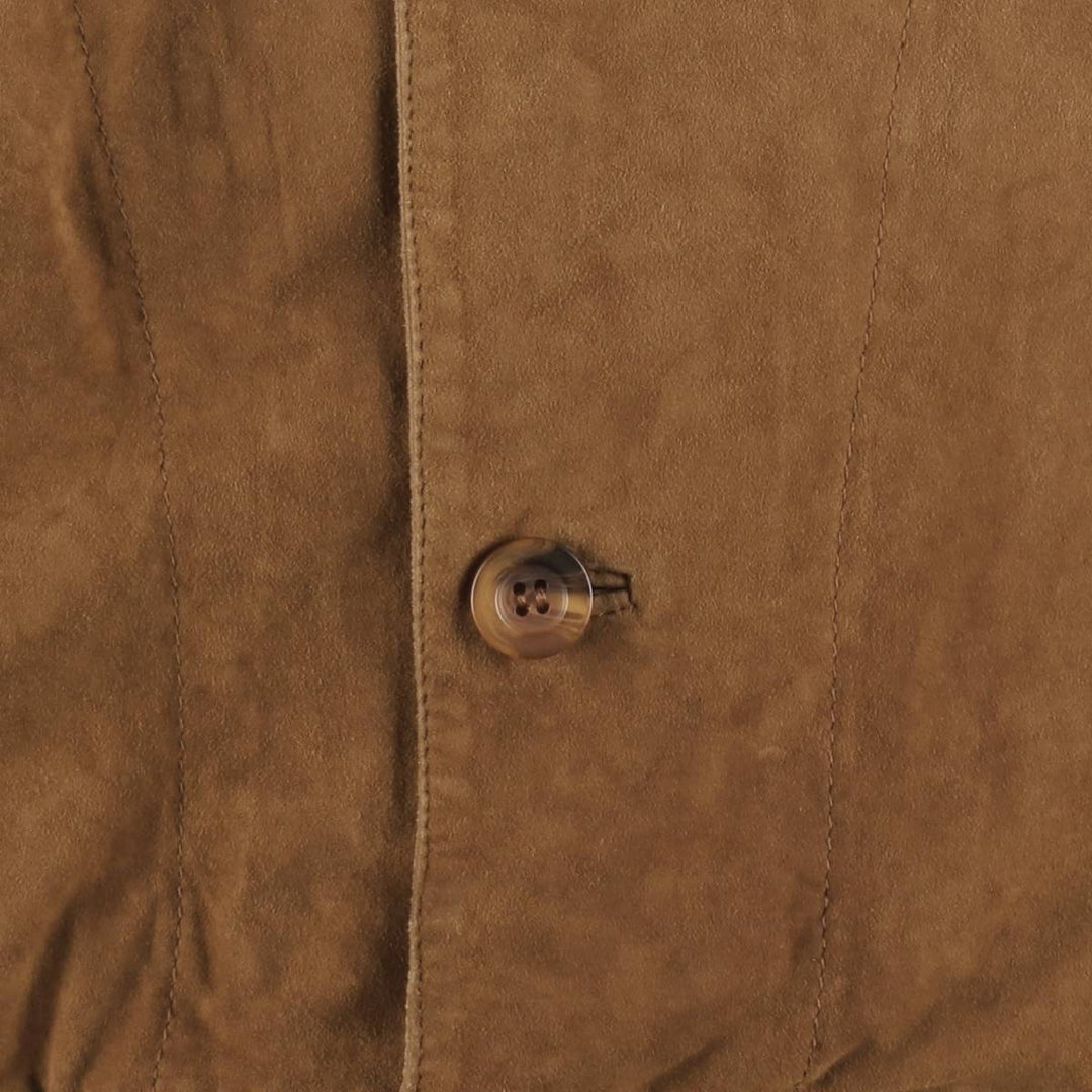 GIMO'S Valstar Jacket Suede Leather Blouson Men's Size L (approx.) unclear brown type Vintage Second Hand
