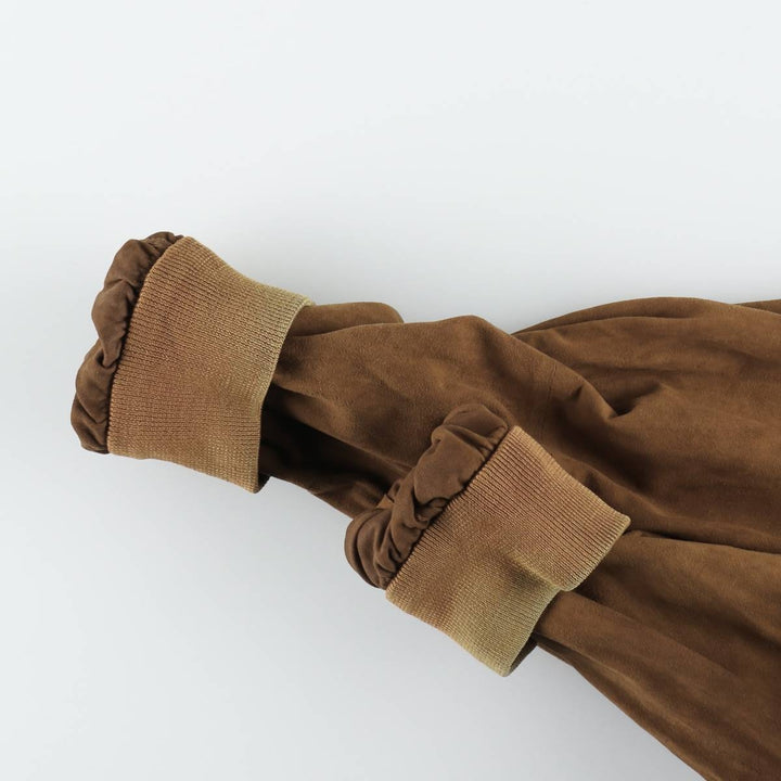 GIMO'S Valstar Jacket Suede Leather Blouson Men's Size L (approx.) unclear brown type Vintage Second Hand